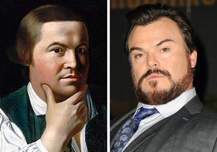 Thợ khắc người Mỹ Paul Revere có một "bản sao" thời hiện đại là diễn viên, ca sĩ Jack Black.