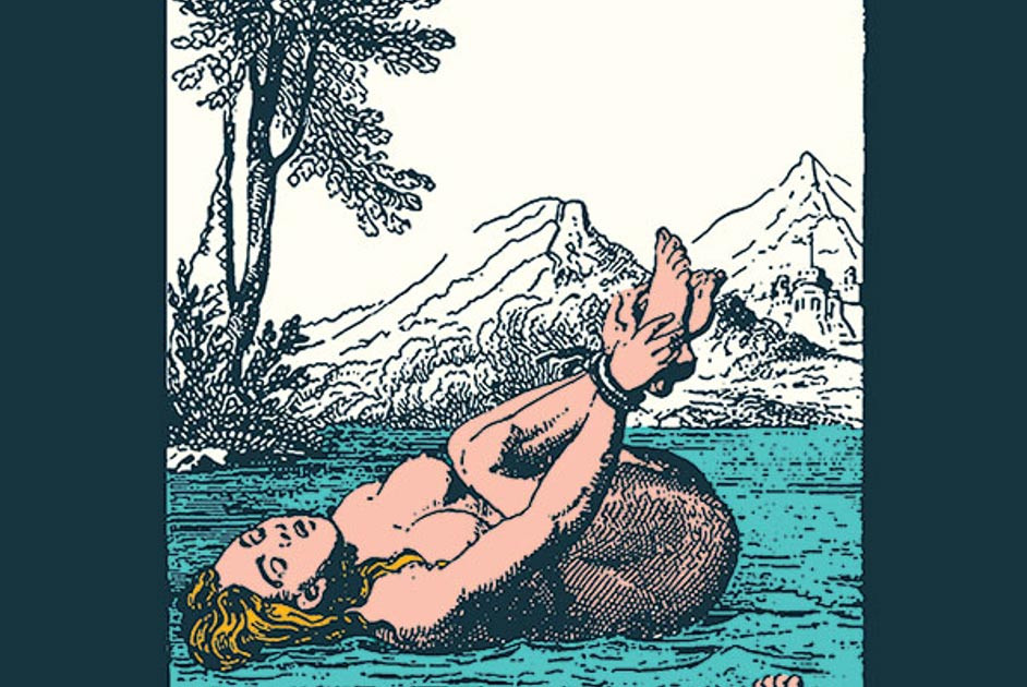 Khi ấy, người bị tình nghi là phù thủy sẽ được đưa đến ao hồ, sông suối. Tại đây, nghi phạm trút bỏ toàn bộ quần áo và bị trói chặt tay chân trước khi ném xuống nước để xem họ sẽ nổi hay chìm.