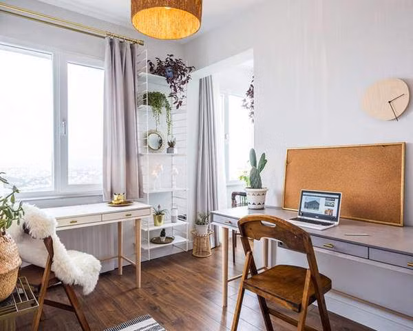 Nơi làm việc khoa học và thẩm mỹ.