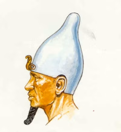 Mỗi vương miện có ý nghĩa riêng và được sử dụng trong các trường hợp cụ thể. Trong số này có vương miện Hedjet hay còn gọi vương miện trắng tượng trưng cho Thượng Ai Cập.