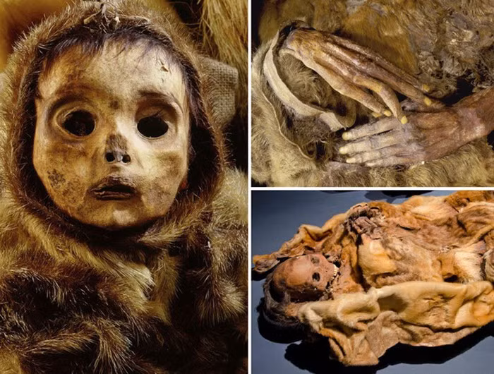 Vào năm 1972, các thợ săn vô tình tìm thấy 8 xác ướp trong một gia đình người Inuit tại Qilakitsoq, Greenland. Trong số này có một xác ướp bé trai 6 tháng tuổi.