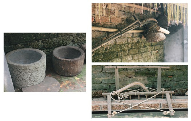 Trong đó, “Nhà cổ ông Hùng” là lâu đời nhất làng Mông Phụ, được xây dựng từ năm 1649, cho tới nay đã 400 năm và đã có 12 đời sinh sống ở đây.