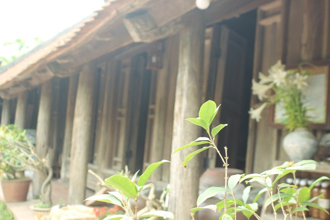 Nhà thường được xây dựng với mô hình 5 gian hay 7 gian 2 dĩ, gắn liền với nhà là sân, vườn, bếp, nhà ngang, giếng nước, chuồng trại, bình phong, cao, cây rơm, cổng có mái che…