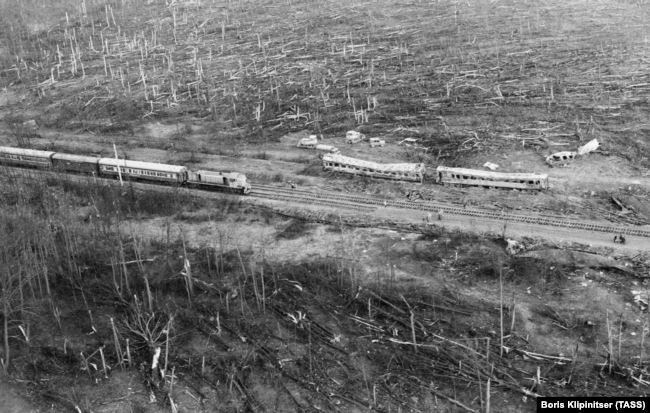 Cụ thể, vào ngày 4/6/1989, đường ống dẫn khí đốt tại tuyến đường sắt xuyên Siberia ở Đông Ufa bị rò rỉ.