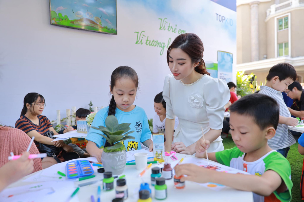 Hoa hau My Linh thich thu truoc y tuong vi moi truong cua thieu nhi-Hinh-3