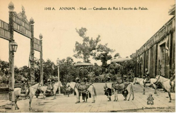 Ngựa trắng thường được triều đình phong kiến lựa chọn sử dụng.