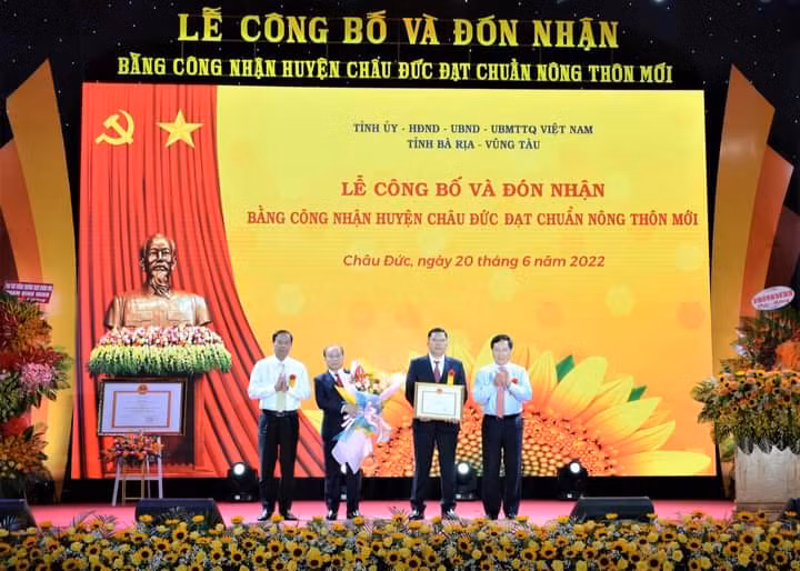 Ba Ria – Vung Tau: Huyen Chau Duc dat chuan nong thon moi