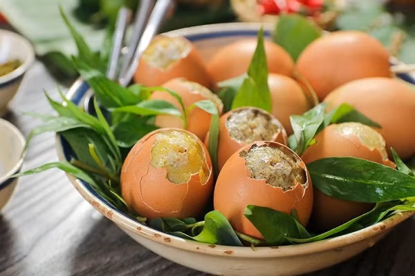 Bo them thu nay vao roi dem trung ga nuong len, ai cung phai tam tac khen ngon