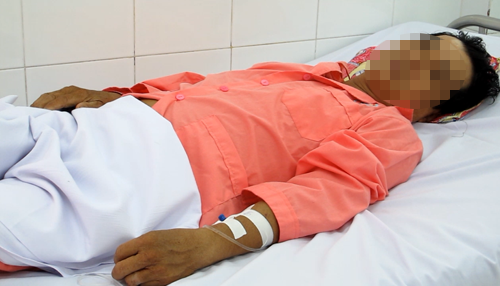 Bệnh nhân L. đã được các bác sĩ bệnh viện Chợ Rẫy, TP HCM kịp thời cứu sống.