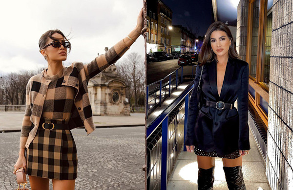 Đai lưng không phù hợp: Đai lưng giúp bạn gái tạo điểm nhấn vùng eo, khiến trang phục tôn dáng hơn. Vậy nhưng, chị em chỉ nên chọn loại đai lưng có độ dày từ 2-4cm, bằng da hoặc chất liệu ánh kim tinh tế, phù hợp với màu sắc trang phục.