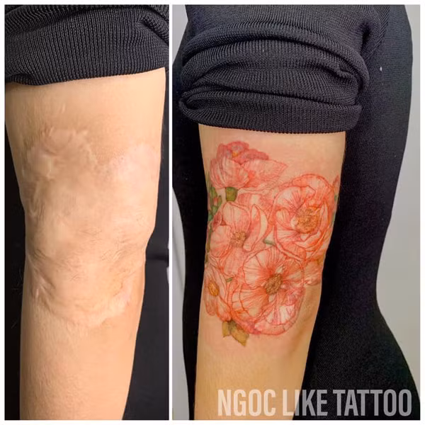 Hiện tại, Ngọc mở phòng xăm tại nhà song cô đang ấp ủ xây dựng một cơ sở khang trang hơn. Tại đây, cô vẫn “cháy” tiếp với đam mê dùng hình xăm che sẹo.