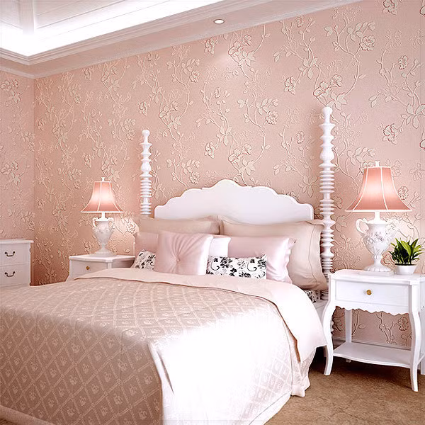 Những mẫu giấy dán tường phòng ngủ cho mùa đông thêm ấm áp - Hình 7 Nhung mau giay dan tuong phong ngu cho mua dong them am ap-Hinh-7