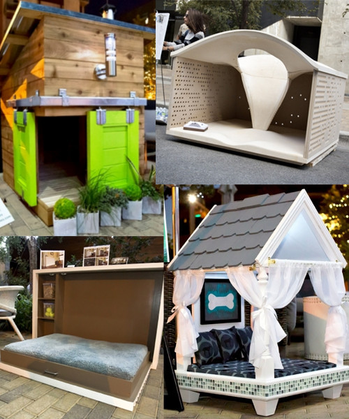 Biệt thự thiết kế. Phong trào biệt thự thiết kế riêng cho cún cưng đang lên ngôi. Gia chủ sẽ nêu ý tưởng hoặc mua sẵn căn biệt thự từ nhà thiết kế. Biệt thự này đặc biệt được bán đấu giá làm từ thiện.