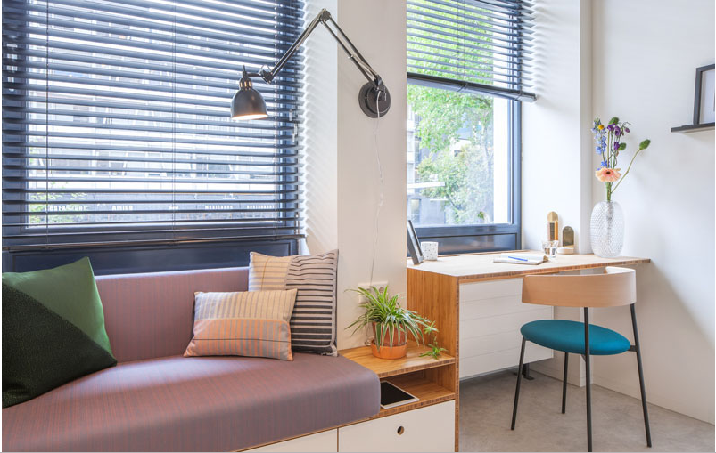 Những ô cửa sổ lớn giúp đem lại ánh sáng cho toàn bộ căn hộ.