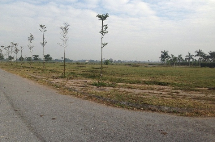 Sau hơn 10 năm triển khai, công ty CP Bất động sản AIC khiến giới bất động sản và người dân Mê Linh thất vọng khi nơi đây vẫn chỉ là một cánh đồng rộng lớn hoang vu được người dân tận dụng để canh tác trồng hoa, trồng chuối và hoa màu các loại. Ảnh:VnMedia.