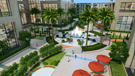 Với quy mô 15 tầng, dự án Trung tâm thương mại Hòa Bình Green hứa hẹn sẽ trở thành nơi mua sắm, giải trí lý tưởng của Đà Nẵng. Ảnh: Cẩm nang mua và bán.