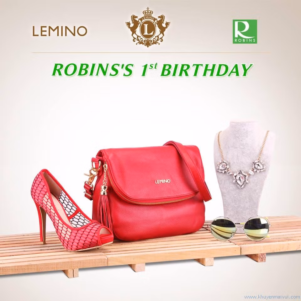 Thương hiệu thời trang Lemino khuyến mại nhân ngày Quốc tế phụ nữ – giảm giá từ 10% đến 40% các sản phẩm túi xách, tặng quà (dây lưng, khăn quàng cổ) và thiệp chúc mừng 8/3.