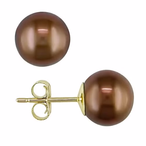 Bông tai vàng 10k phủ socola lạ mắt. Ảnh: chocolatesfunstore.