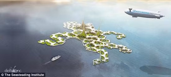 Nếu như bạn muốn ngắm nhìn toàn cảnh biển ngay khi thức dậy thì bạn nên chuyển đến một thành phố nổi trên biển.