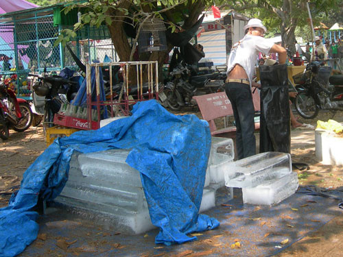 Da lanh sieu re duoc che bien, van chuyen nhu the nao?