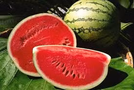 Dưa hấu tượng trưng cho vận son, đỏ cho cả năm thuận lợi.