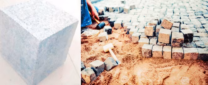 Theo UBND quận Hoàn Kiếm, việc sử dụng vật liệu đá này làm sáng toàn bộ tuyến vỉa hè, định hình về thị giác của người đi bộ đồng thời làm gia tăng giá trị cảnh quan. Ngoài ra, đá granite dày10 cm có bề mặt nhám chống trơn trượt. Ảnh: mGift.