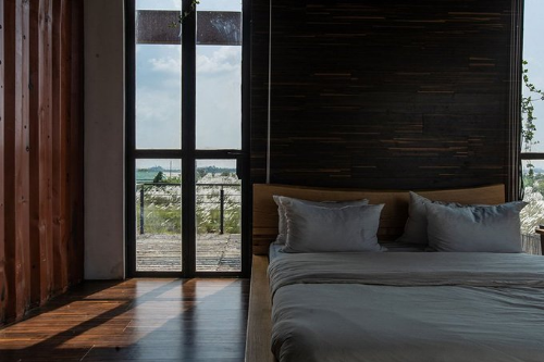 Trong khi đó, hai phòng ngủ được bố trí trên tầng 3.