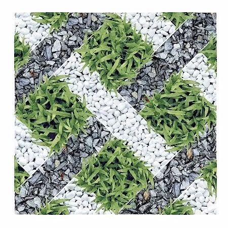 Các họa tiết giả cỏ được in trên nền gạch bằng công nghệ hiện đại nên vô cùng sắc nét và chân thực. Ảnh: Bighousevietnam.