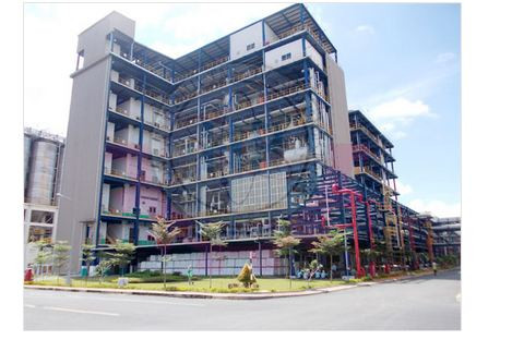 Công trình tăng thêm chiếu sáng khu xưởng sợi nilon Nhơn Trạch, thuộc công ty Hưng nghiệp Formosa tại KCN Nhơn Trạch 3. Ảnh: Hiepphatpccc.