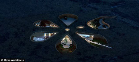 Nhà ngầm của cựu hậu vệ Gary Neville. Ngôi nhà của cầu thủ này như một cánh hoa lớn tỏa ra từ trung tâm với mỗi cánh hoa tương ứng các là khu làm việc, vui chơi giải trí, nghỉ ngơi, ăn uống. Nó tựa như Teletubbyland trong bộ phim hoạt hình nổi tiếng Teletubbies.