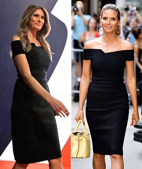 Lần vận động đầu tiên, phu nhân tổng thống Mỹ đắc cử Donald Trump lấy được cảm tình khi truyền thông liên tục ca ngợi gu thời trang của bà khi bà chọn chiếc đầm băng quấn ngang lịch lãm, không quá hở hang, không quá kín đáo.