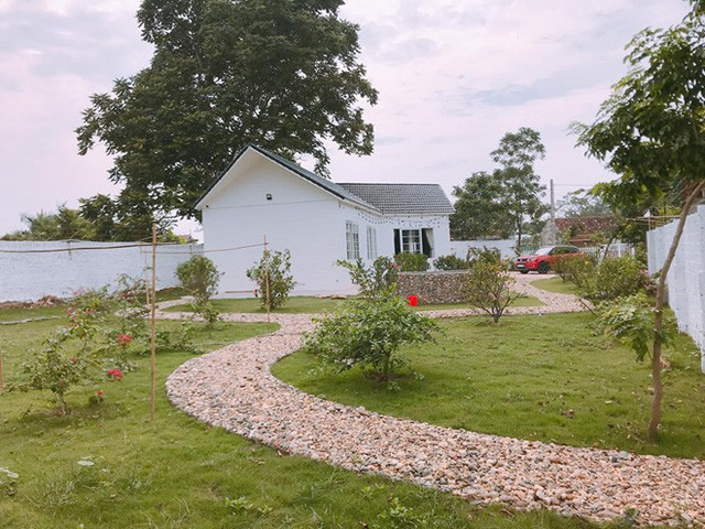 Ngôi nhà vườn ở Tam Đảo (Vĩnh Phúc) được Duy Nam đặt tên là Papa House có diện tích 1000m2. Ảnh: giadinh.