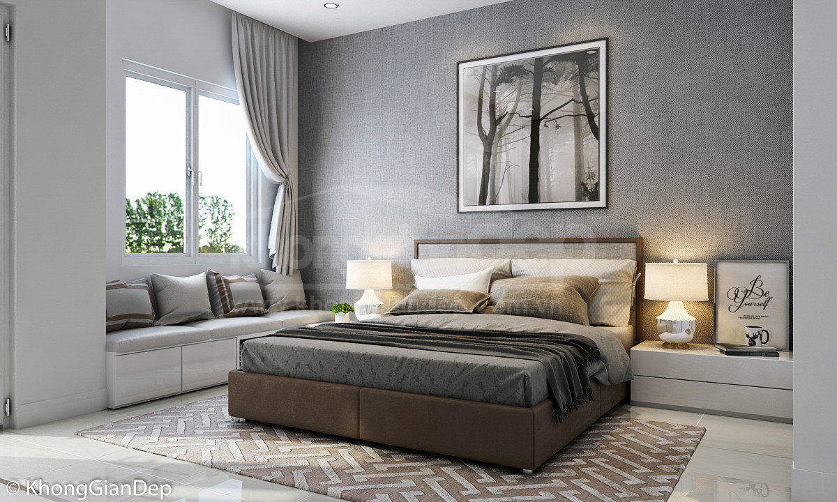 Vì vậy, bạn chỉ nên bố trí từ 1 - 2 cửa sổ dù phòng ngủ nhà bạn có lớn tới đâu. Ảnh: Kgdnews.