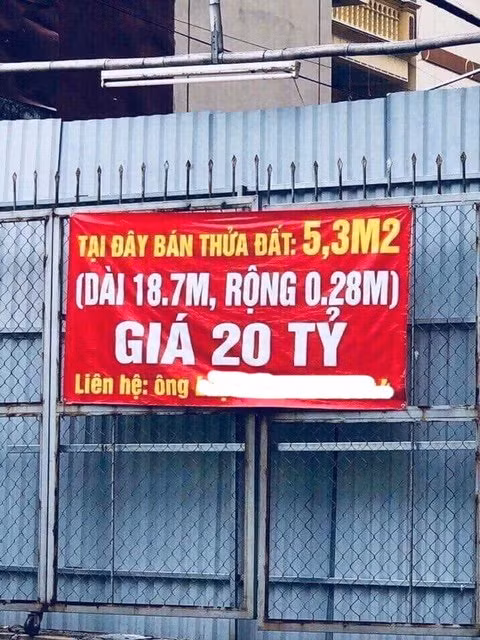 Xon xao ky luc gia dat dat khong tuong o Ha Noi: 4 ty/m2