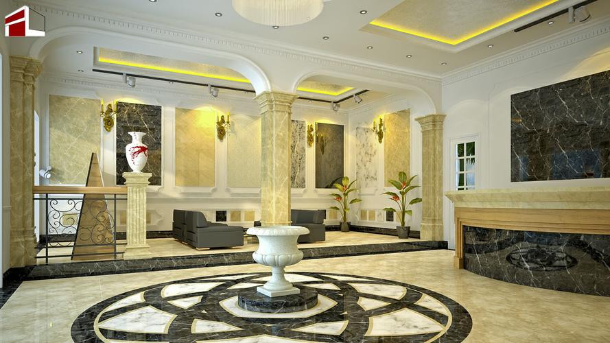 Mẫu cột nhà vuông đơn giản những vẫn rất tinh tế. Ảnh: optuongpvc.