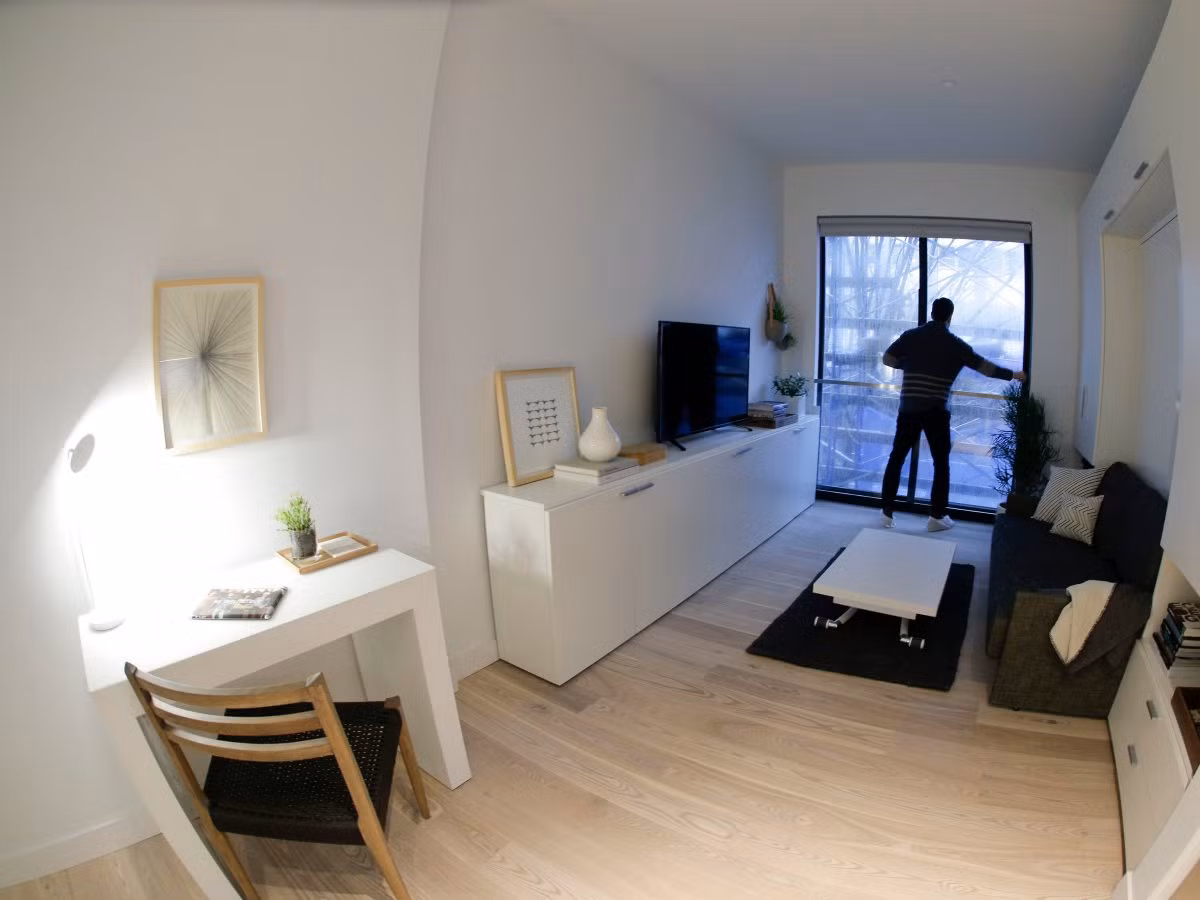 Tuy vậy, căn hộ nhỏ ở NewYork vẫn rất tiện nghi, thông thoáng khác xa với nhiều nước khác trên thế giới. Nguồn ảnh: Business Insider.