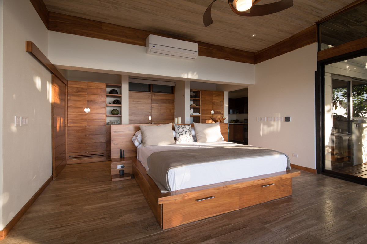 Gỗ là vật liệu chủ yếu được sử dụng để xây dựng Earth and Sea House.