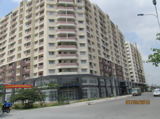 Dự án có quy mô 3 Block được xây dựng trên diện tích đất 26.223,8 m2 gồm 1 tầng hầm, trệt, lửng và 11 tầng căn hộ tương đương với 1.118 Căn hộ. Diện tích mỗi căn từ 50 – 123,6m2. Ảnh: Vietnamnet.