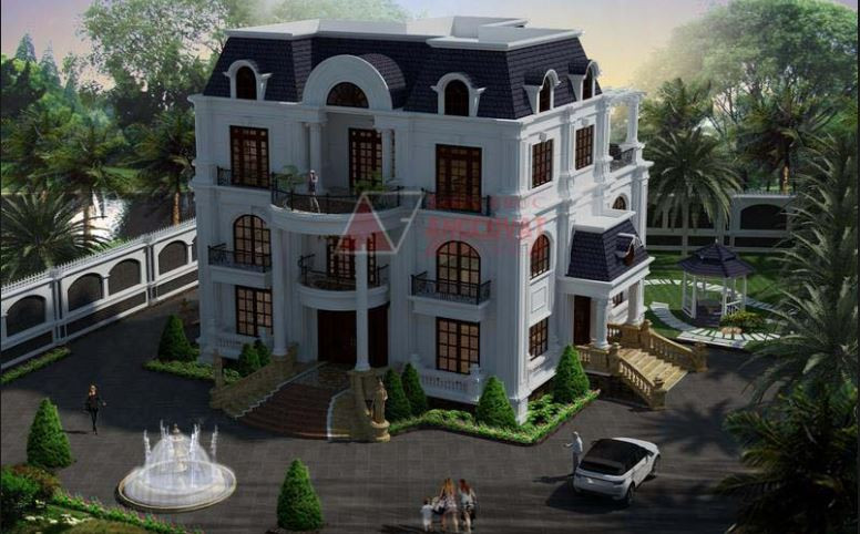 Thiết kế mái nhà Marsand này cũng rất phù hợp với những ngôi nhà mang phong cách cổ điển. Ảnh: Angcovat.