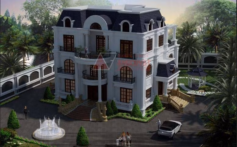 Thiết kế mái nhà Marsand này cũng rất phù hợp với những ngôi nhà mang phong cách cổ điển. Ảnh: Angcovat.