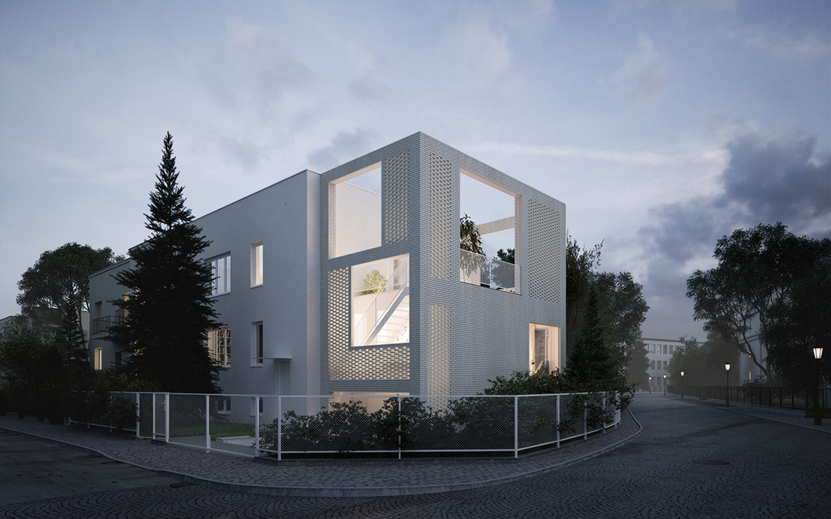 House for W là tên ngôi nhà trắng tinh khôi được xây dựng năm 2018 tại đất nước Ba Lan xinh đẹp với diện tích 228m2.