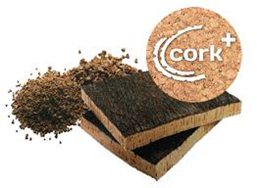 Cork. Là một loại vật liệu làm từ vỏ cây sồi cork oak nhưng gần như không thể đâm xuyên. Nó bền vững đến 300 năm do đó rất thân thiện với môi trường. Cork có thể được sử dụng để làm nhiều vật liệu như ván sàn, tường và trần nhà. Ảnh: Tuvansango.