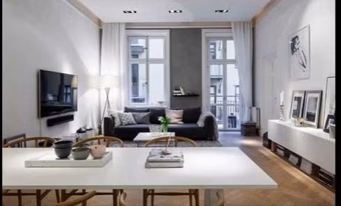 Phòng ăn thiết kế đơn giản nhưng hiện đại. Ảnh: FBNV.