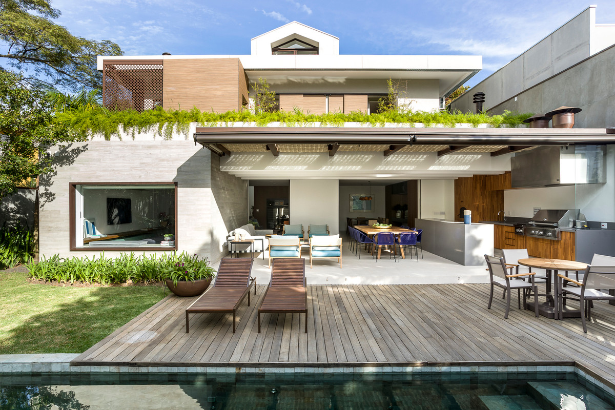  Ngôi nhà có tên House ACK do công ty kiến trúc Studio AG Arquitetura thiết kế.