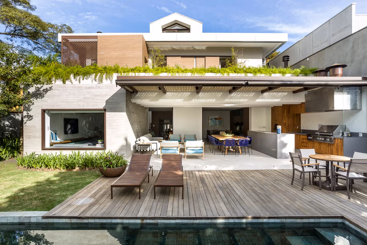  Ngôi nhà có tên House ACK do công ty kiến trúc Studio AG Arquitetura thiết kế.