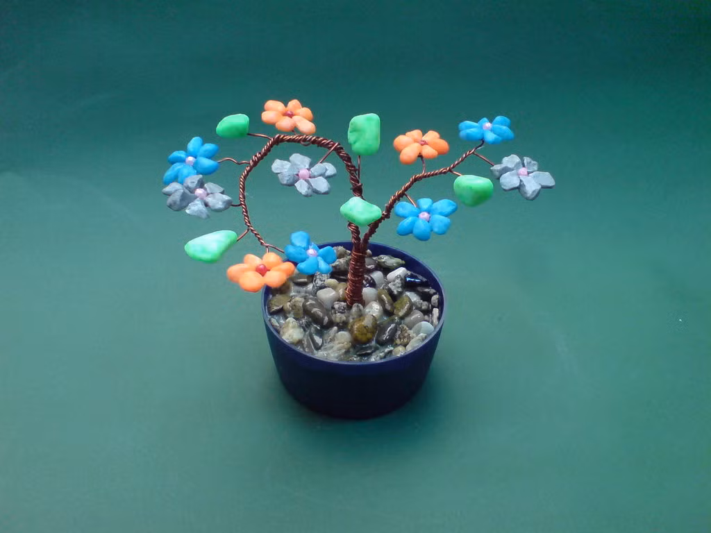 Cây bonsai hoa 6 cánh tuyệt đẹp.