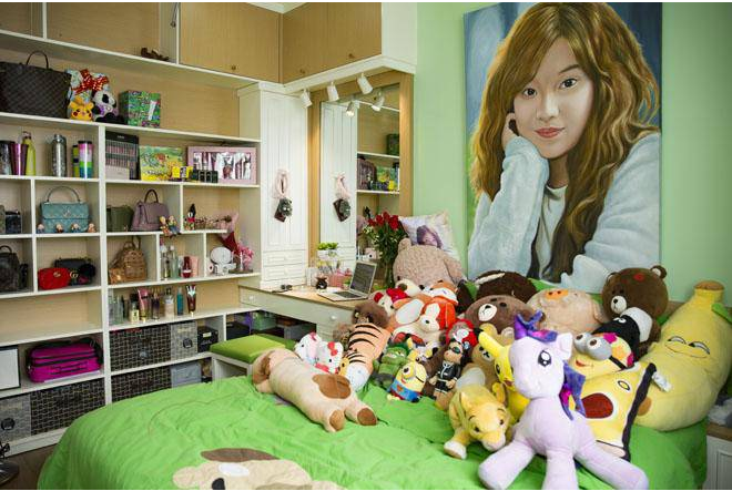 Một góc phòng ngủ nhỏ xinh của Hoàng Yến Chibi. Ảnh: Giadinh.