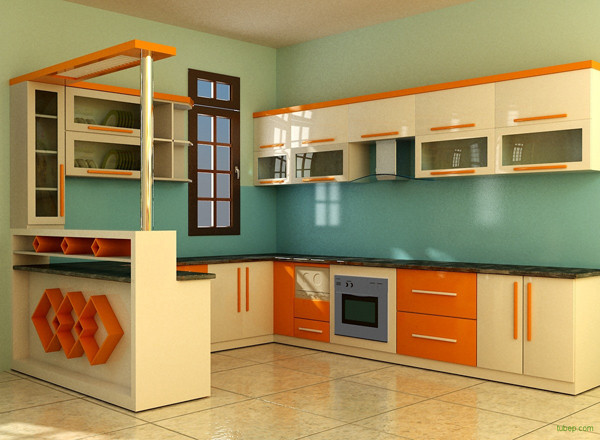 Kính màu cường lực là vật liệu hiện rất được ưa chuộng tại Việt Nam bởi kính có độ phẳng, sáng bóng cao lại đa dạng về màu sắc. Ảnh: Tongkhodamienbac.