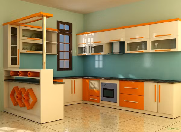 Kính màu cường lực là vật liệu hiện rất được ưa chuộng tại Việt Nam bởi kính có độ phẳng, sáng bóng cao lại đa dạng về màu sắc. Ảnh: Tongkhodamienbac.