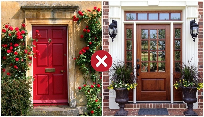 Bạn có thể chà nhám, sơn lại cửa chính, mua tay nắm cửa, hộp thư, bảng số nhà... mới bằng đồng hoặc thép không gỉ. Ảnh: bestie.